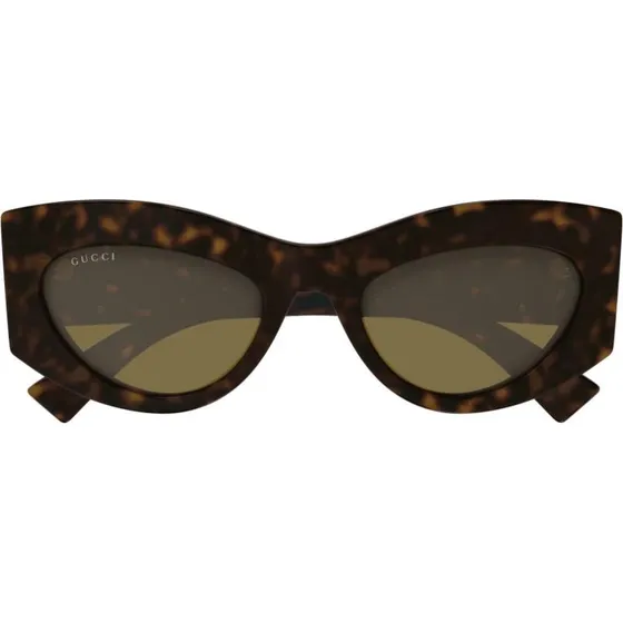 Gucci GG1843S Lunettes de Soleil Oeil de Chat Havane Marron 53mm