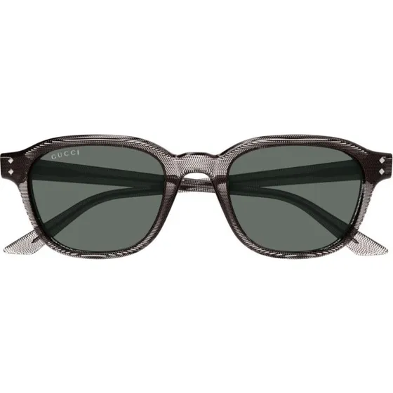 Gucci GG1892S Lunettes de Soleil Rondes Marron et Gris