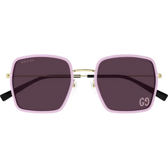 Gucci GG1848S Lunettes de Soleil Carrées Rose et Violet 52mm