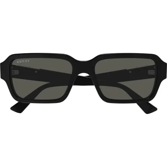 Gucci GG1887S Lunettes de Soleil Homme Carrées Noires et Grises