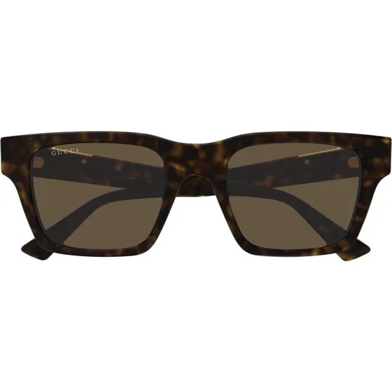 Gucci GG1889S Lunettes de Soleil Homme Carrées Havana Marron 51mm