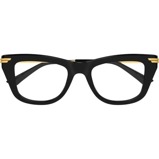 Bottega Veneta BV1370O Lunettes de Vue Carrées Noires Unisexe