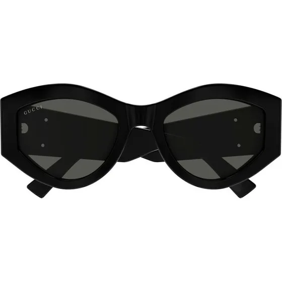 Gucci GG1951S Lunettes de Soleil Géométriques Femme - Noir/Gris