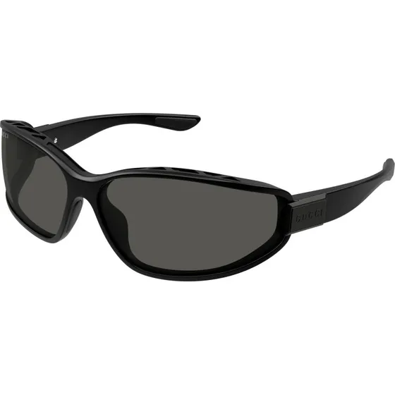 Gucci GG2011S Lunettes de Soleil Géométriques Homme - Noir/Gris