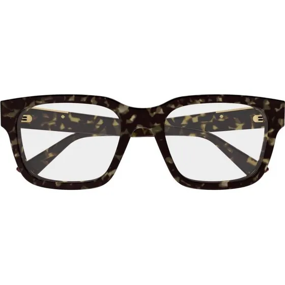 Gucci GG1961O Lunettes de Vue Homme Carrées Havane