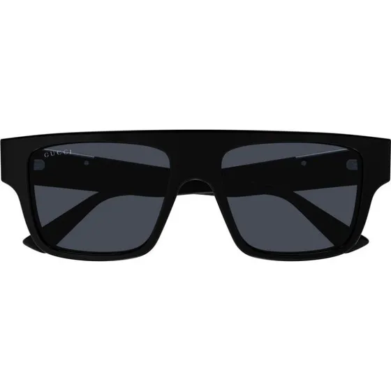 Gucci GG1960S Lunettes de Soleil Homme Carrées Noires et Bleues