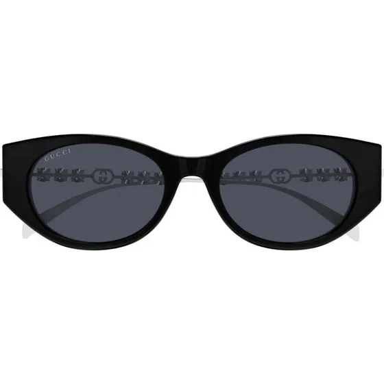 Gucci GG1970SA Lunettes de Soleil Oeil de Chat Noir et Gris 54mm