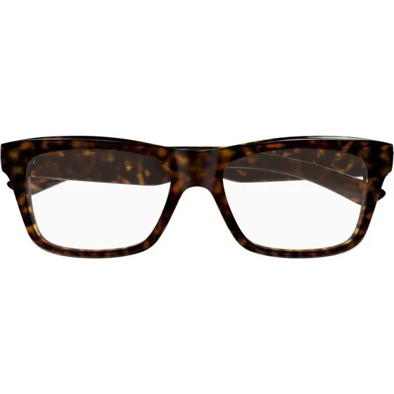 Balenciaga BB0426O Lunettes de Vue Homme Carrées Havana