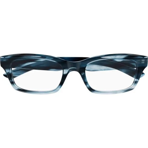 Balenciaga BB0427O Lunettes de Vue Homme Rectangulaires Bleu
