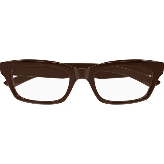 Balenciaga BB0427O Lunettes de Vue Homme Marron Rectangulaires