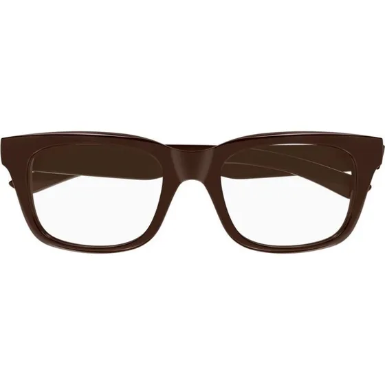 Balenciaga BB0429O Lunettes de Vue Carrées Marron Homme