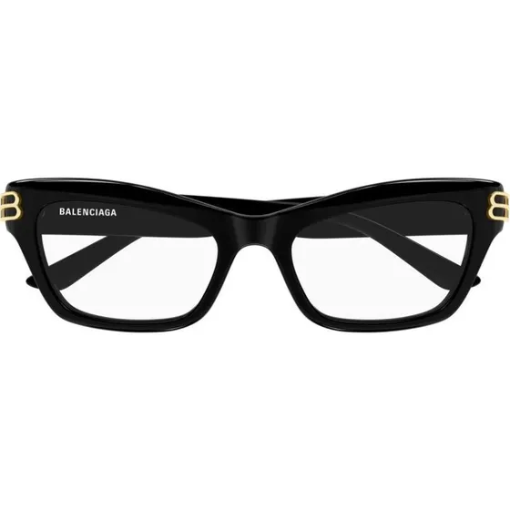 Balenciaga BB0435O Lunettes de Vue Femme Œil de Chat Noires