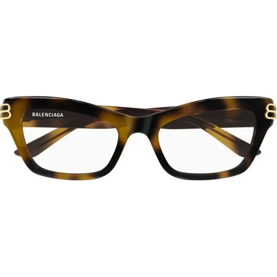 Balenciaga BB0435O Lunettes de Vue Femme Oeil de Chat Havane