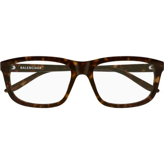 Balenciaga BB0438O Lunettes de Vue Homme Carrées Havane