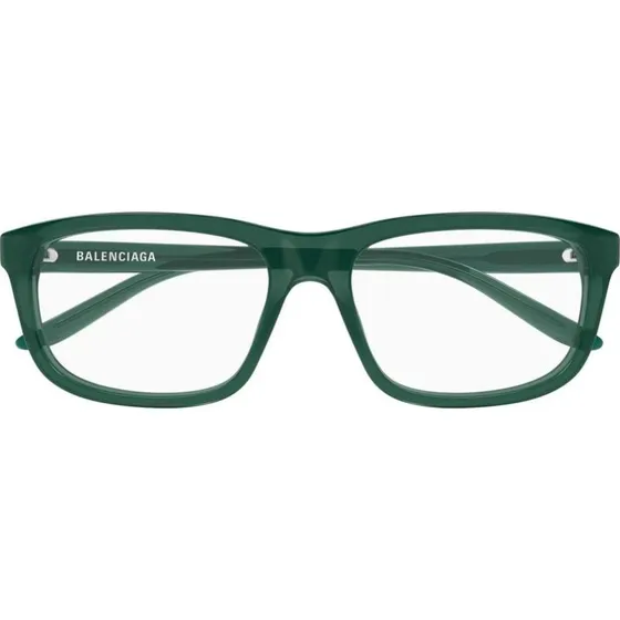 Balenciaga BB0438O Lunettes de Vue Homme Carrées Vert