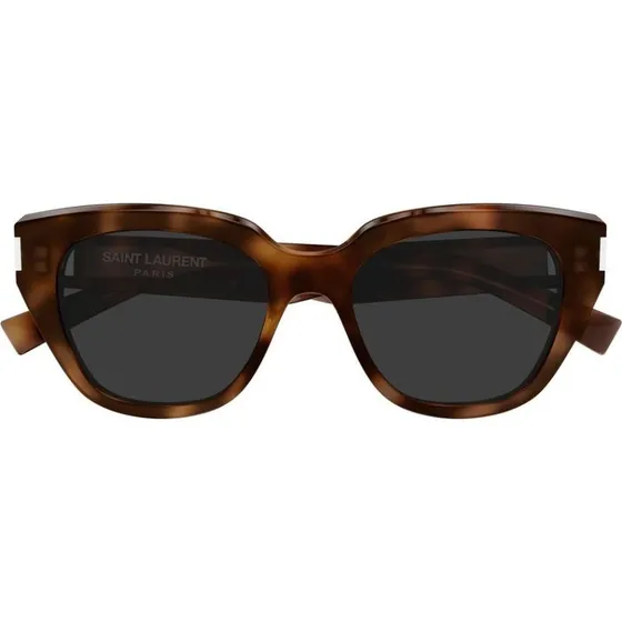 Saint Laurent SL 827 Lunettes de Soleil Cat Eye Havane Gris 52mm