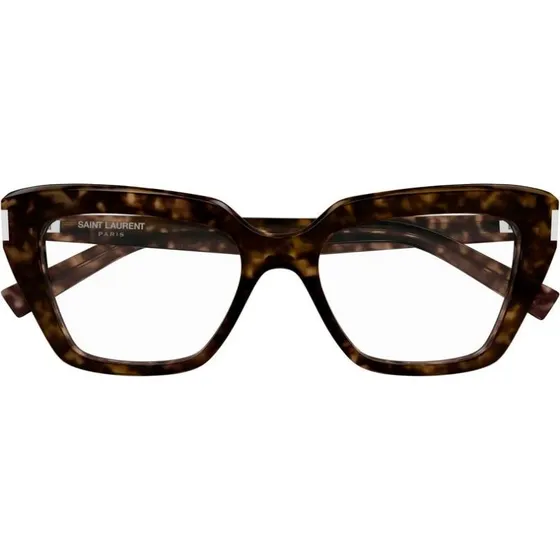 Saint Laurent SL 829 : Lunettes de vue œil-de-chat en acétate Havana