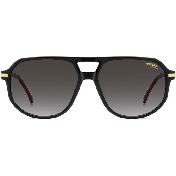 Carrera 375/S Lunettes de Soleil Pilote Noir pour Homme