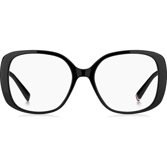 Tommy Hilfiger TH 2346 Lunettes de Vue Carrées Noires pour Femme