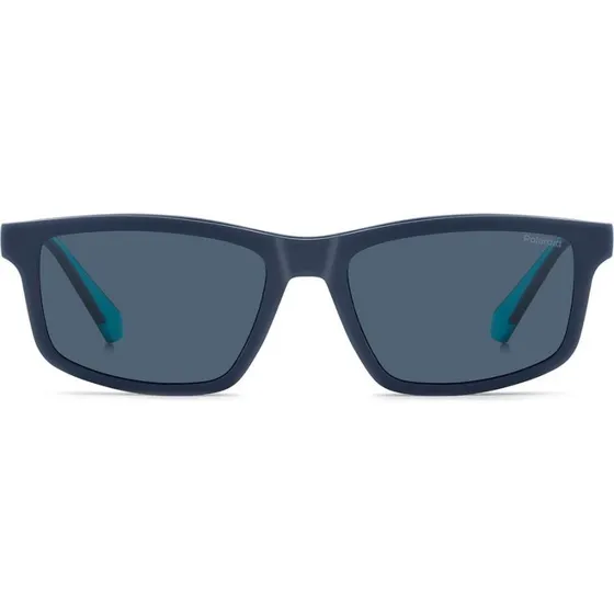 Polaroid PLD D622/C Lunettes de Soleil Rectangulaires Bleues