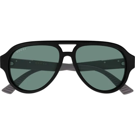 Gucci GG2088S Lunettes de Soleil Pilote Homme - Noir et Vert