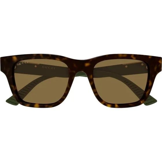 Gucci GG2089S Lunettes de Soleil Homme Carrées Havana Marron 52mm