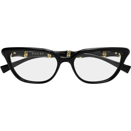 Gucci GG2060O-001 : Lunettes de Vue Femme Œil de Chat Noir