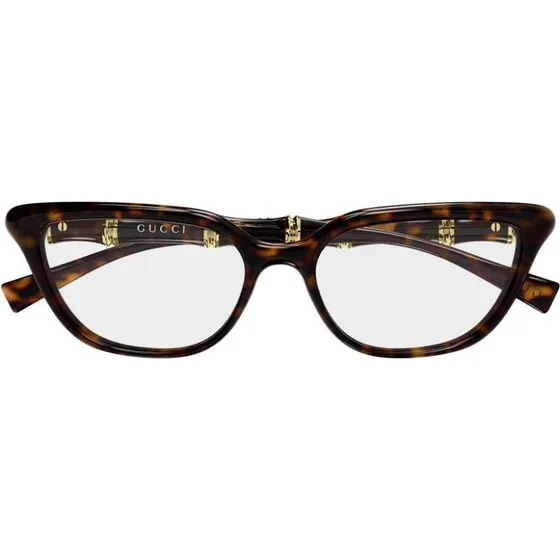 Gucci GG2060O Lunettes de Vue Femme Œil de Chat Havane