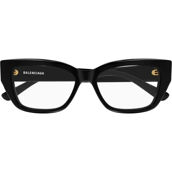Balenciaga BB0483O Lunettes de Vue Carrées pour Femme - Noir