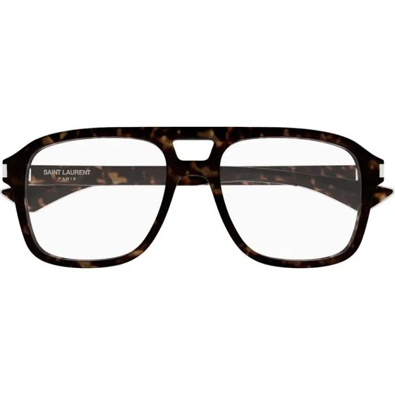 Saint Laurent SL 881 OPT Lunettes de Vue Homme Carrées Havana