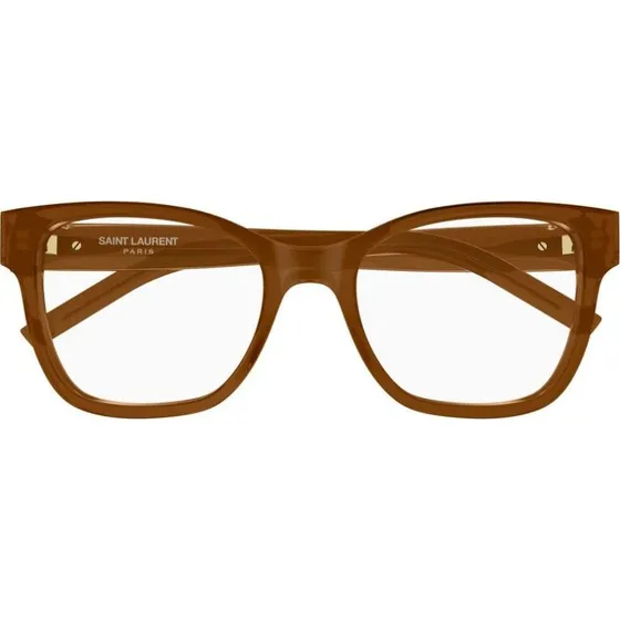 Saint Laurent SL M158 Lunettes de Vue Femme Œil de Chat Marron