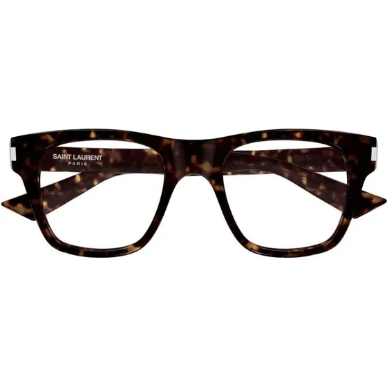 Saint Laurent SL 875 OPT Lunettes de Vue Homme Carrées Havane