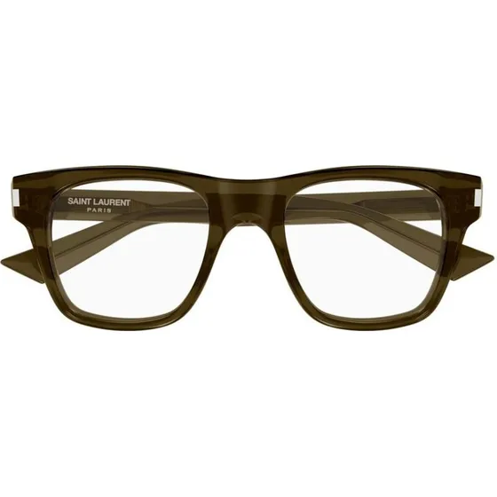 Saint Laurent SL 875 OPT Lunettes de Vue Homme Marron Carrées