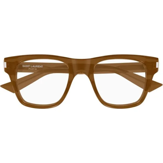 Saint Laurent SL 875 OPT Lunettes de Vue Homme Marron Carrées