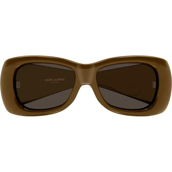 Saint Laurent SL 901 Howl Lunettes de Soleil Carrées Marron