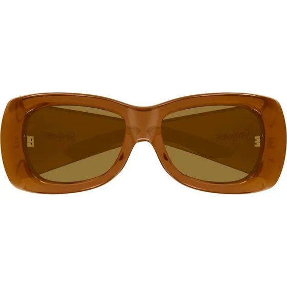 Saint Laurent SL 901 Howl Lunettes de Soleil Carrées Marron