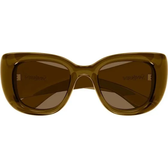 Saint Laurent SL 903 HOWL Lunettes de Soleil Cat Eye Marron 55mm