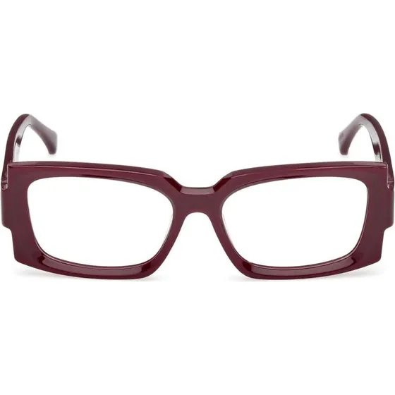Max Mara MM5189 Lunettes de Vue Rectangulaires Bordeaux