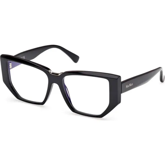 Max Mara MM5179-B Lunettes de Vue Géométriques Noires Unisexe