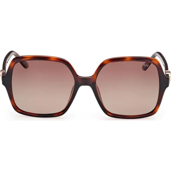 Guess GU00190 Lunettes de Soleil Carrées Marron Polarisées Femme