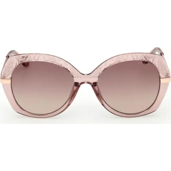 Guess GU00215 Lunettes de Soleil Carrées Rose et Marron