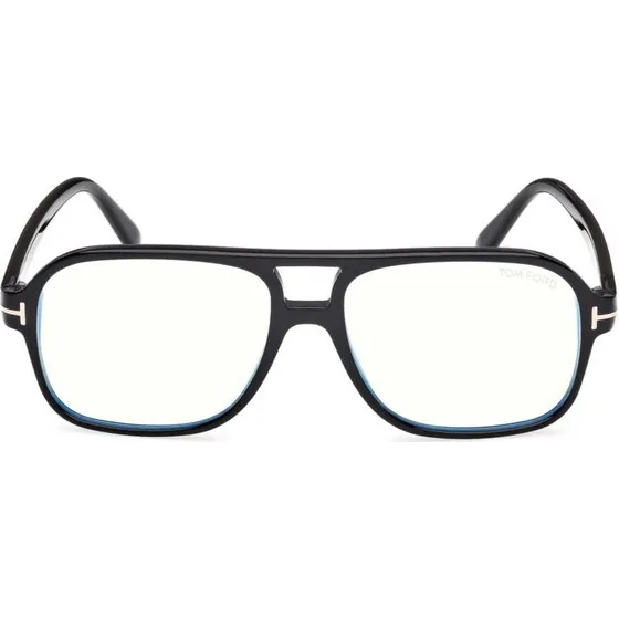 Tom Ford FT6058-B Blue Block Lunettes de Vue Aviateur Noir