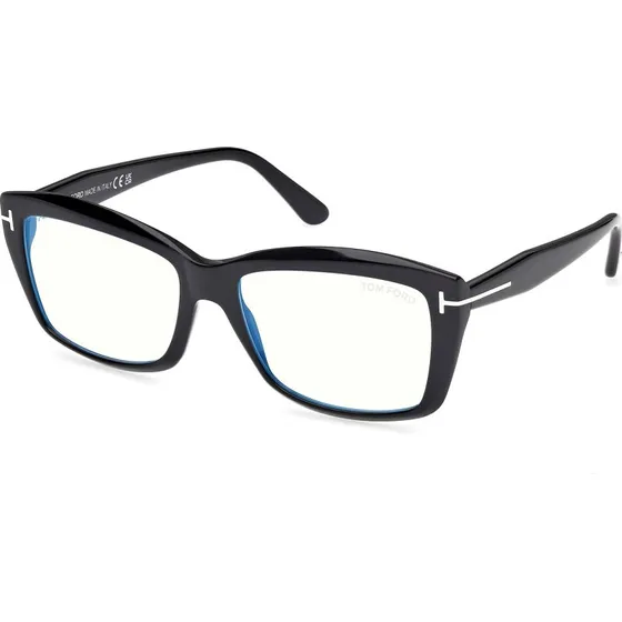 Tom Ford FT6065-B Blue Block Lunettes de Vue Papillon Noir
