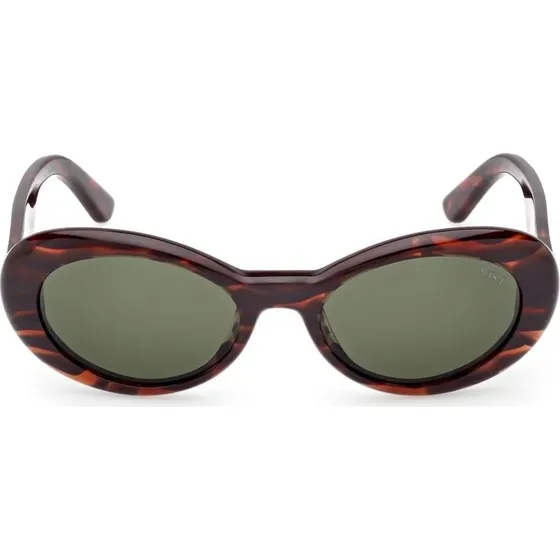 Emilio Pucci Lunettes de Soleil EP0234 Havane Ovales Vertes