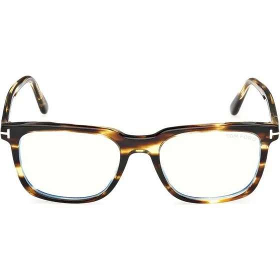 Tom Ford FT6080-B Blue Block Lunettes de Vue Homme Havane
