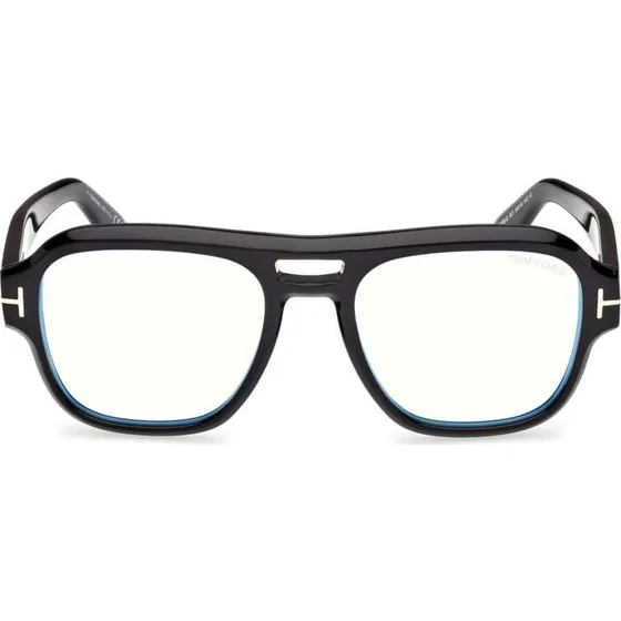 Tom Ford FT6085-B Blue Block Lunettes de Vue Homme Noir Pilote
