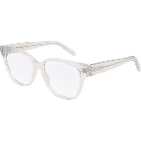 Saint Laurent SL M33 Lunettes de Vue Carrées Transparentes Femme