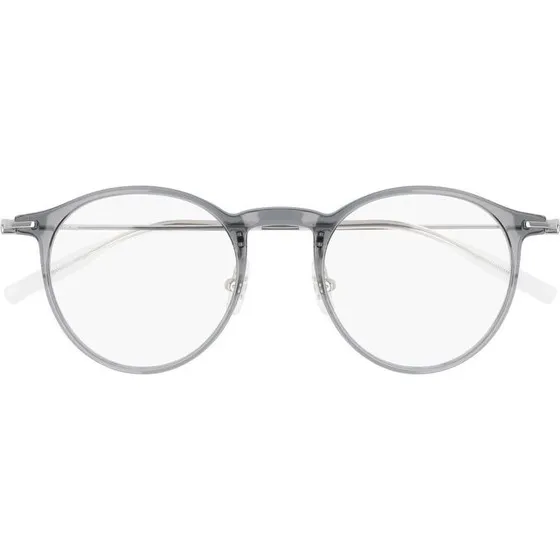 Montblanc MB0099O Lunettes de Vue Homme Rondes Grises