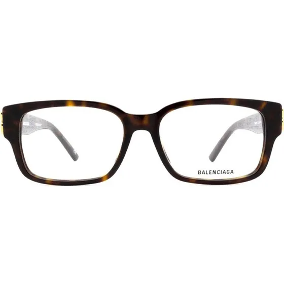 Balenciaga BB0105O Lunettes de Vue Géométriques Havane