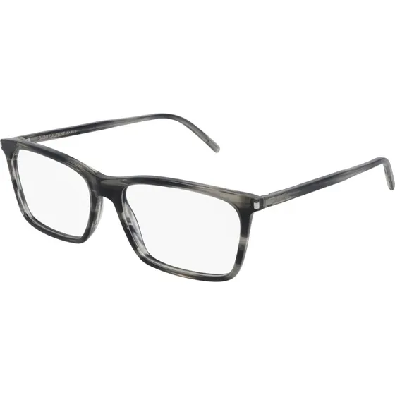 Saint Laurent SL 296 011 Lunettes de Vue Carrées en Acétate Gris